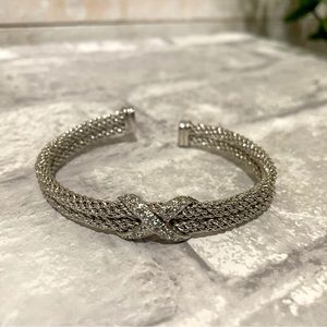 Braided silver bracelet. Beautiful!